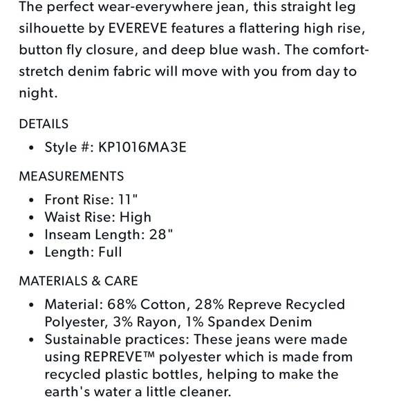 EVEREVE Ever straight jeans - Picture 5 of 8